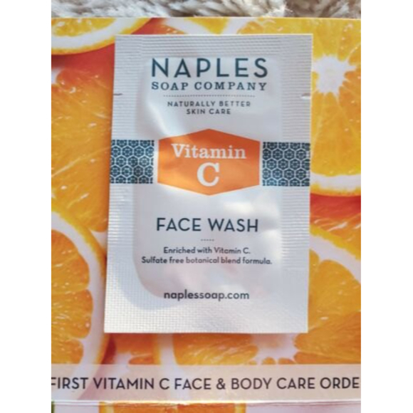 Naples Soap Company Face Wash, Eye Serum, & Facial Serum Vitamin C Sampl… - Picture 4 of 6